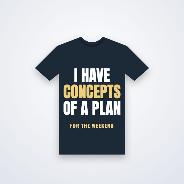 Design mock-up: Concepts of a Plan Tee (print)