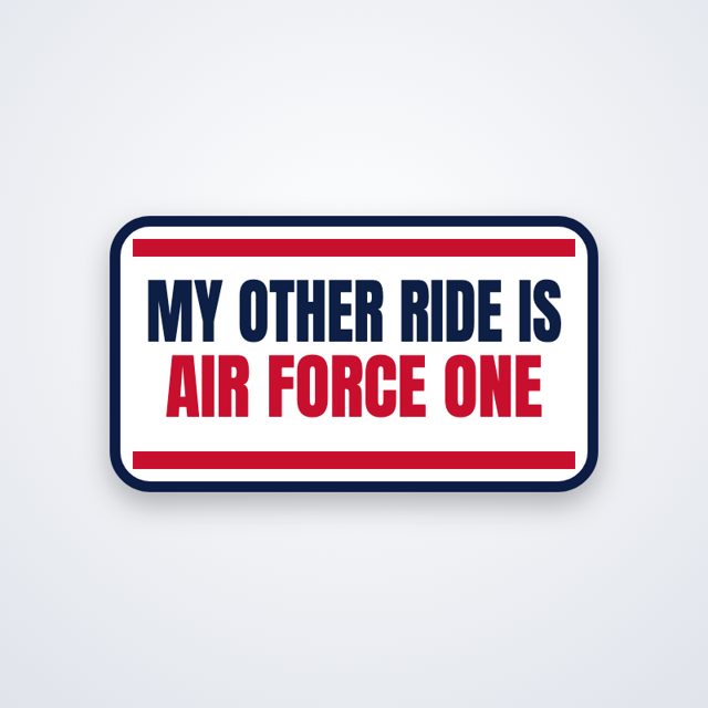 Design mock-up: My Other Ride Car Magnet (print)