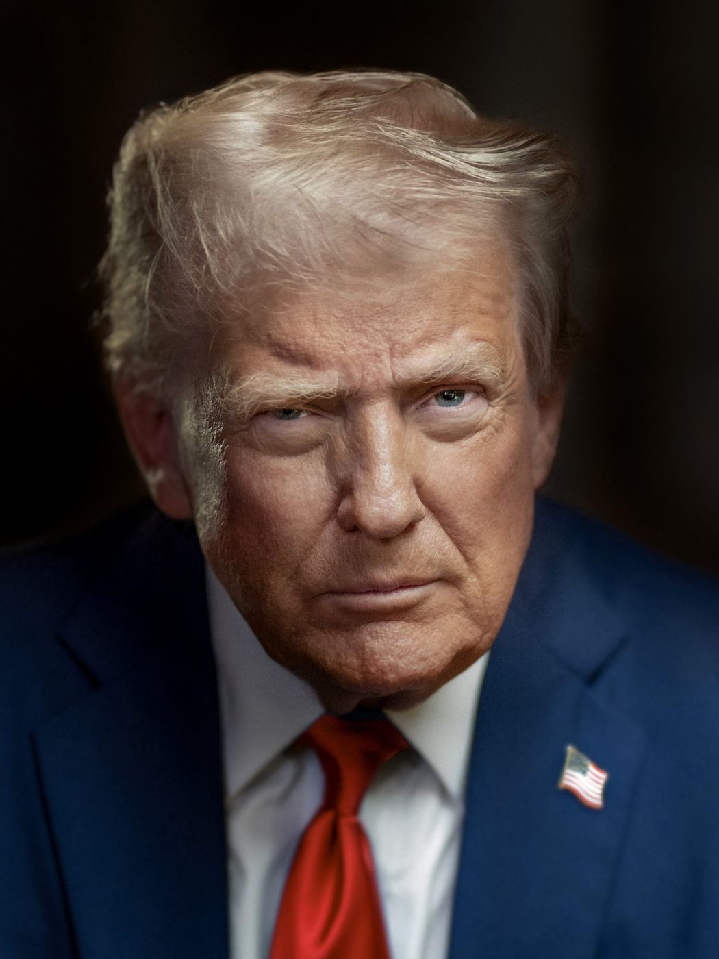 Official presidential portrait of President Donald J. Trump, 2025